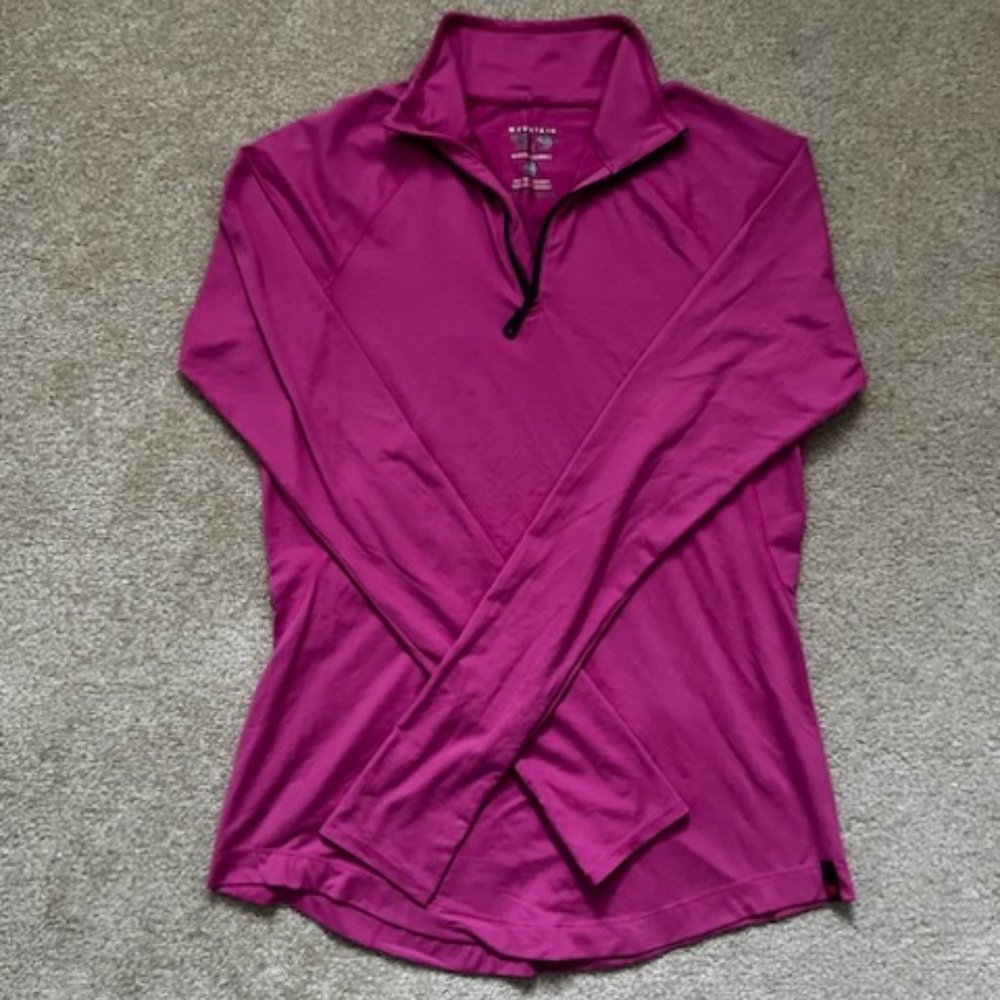 Mountain Hardwear Airmesh Pink 1/2 Zip Stretch Pullover